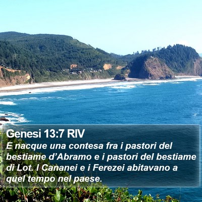 Genesi 13:7 RIV Bible Verse Image