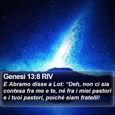 Genesi 13:8 RIV Bible Verse Image