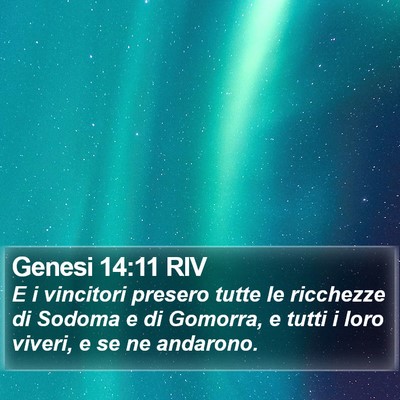 Genesi 14:11 RIV Bible Verse Image