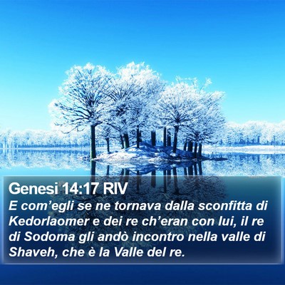 Genesi 14:17 RIV Bible Verse Image