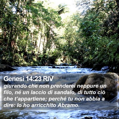 Genesi 14:23 RIV Bible Verse Image