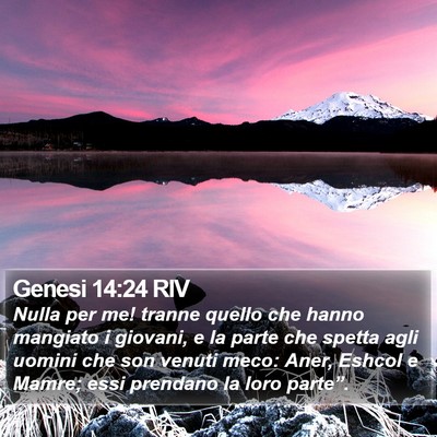 Genesi 14:24 RIV Bible Verse Image