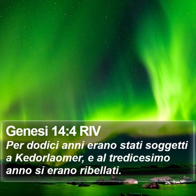Genesi 14:4 RIV Bible Verse Image