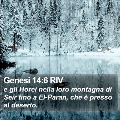 Genesi 14:6 RIV Bible Verse Image