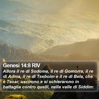 Genesi 14:8 RIV Bible Verse Image