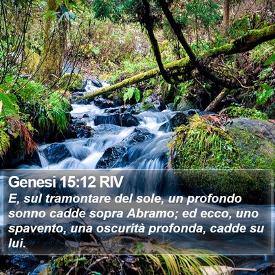 Genesi 15:12 RIV Bible Verse Image