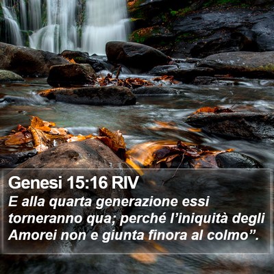 Genesi 15:16 RIV Bible Verse Image