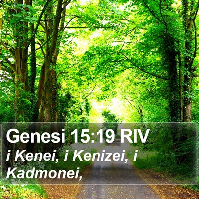 Genesi 15:19 RIV Bible Verse Image