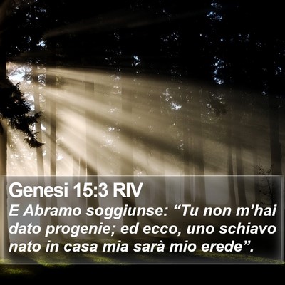 Genesi 15:3 RIV Bible Verse Image