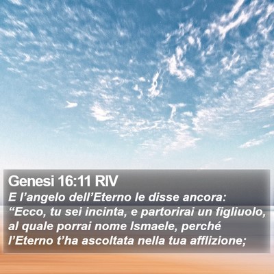 Genesi 16:11 RIV Bible Verse Image