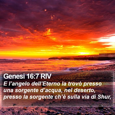 Genesi 16:7 RIV Bible Verse Image