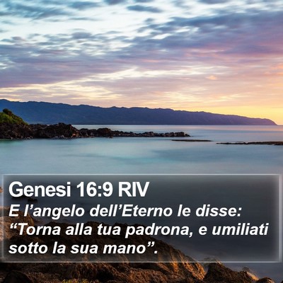 Genesi 16:9 RIV Bible Verse Image