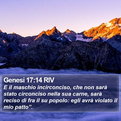 Genesi 17:14 RIV Bible Verse Image