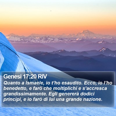 Genesi 17:20 RIV Bible Verse Image