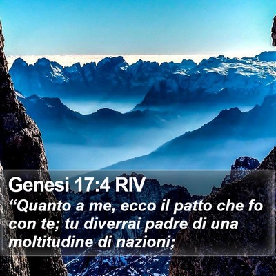 Genesi 17:4 RIV Bible Verse Image