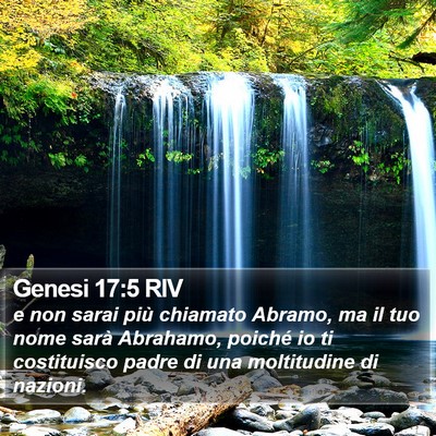 Genesi 17:5 RIV Bible Verse Image