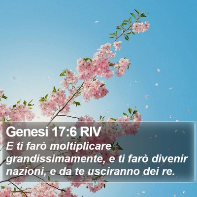 Genesi 17:6 RIV Bible Verse Image