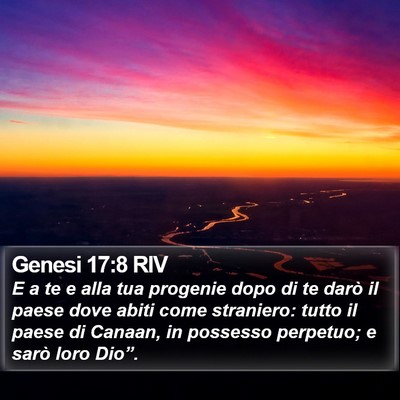 Genesi 17:8 RIV Bible Verse Image