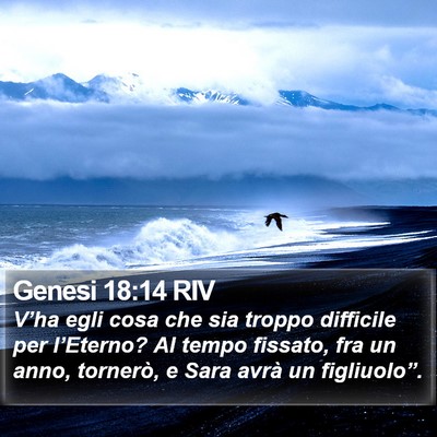 Genesi 18:14 RIV Bible Verse Image