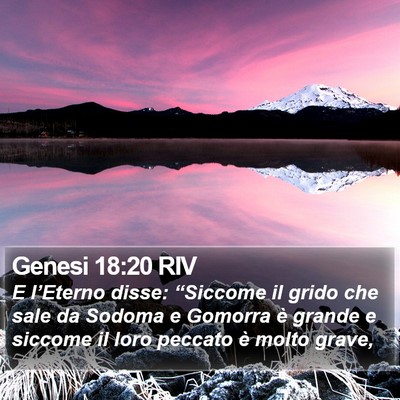 Genesi 18:20 RIV Bible Verse Image