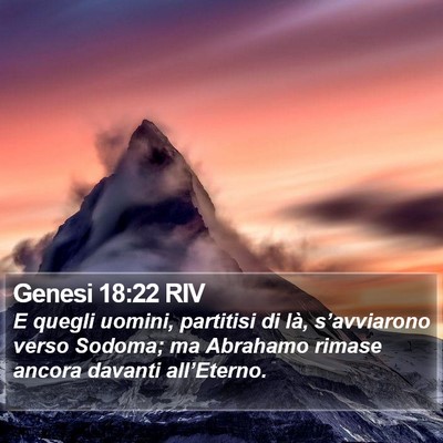 Genesi 18:22 RIV Bible Verse Image