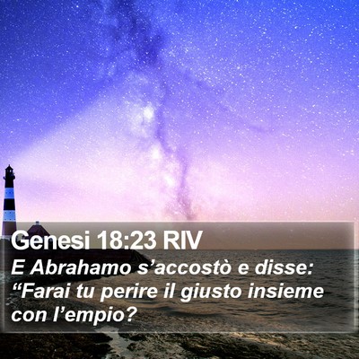Genesi 18:23 RIV Bible Verse Image
