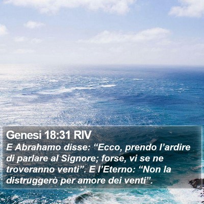 Genesi 18:31 RIV Bible Verse Image