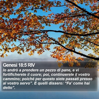 Genesi 18:5 RIV Bible Verse Image