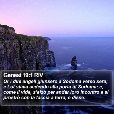 Genesi 19:1 RIV Bible Verse Image