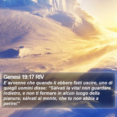 Genesi 19:17 RIV Bible Verse Image
