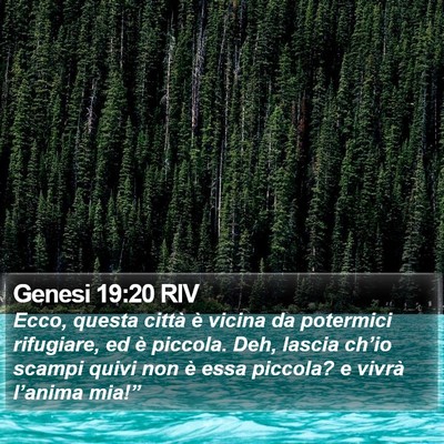 Genesi 19:20 RIV Bible Verse Image
