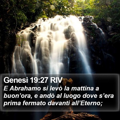 Genesi 19:27 RIV Bible Verse Image