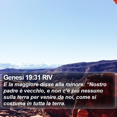 Genesi 19:31 RIV Bible Verse Image