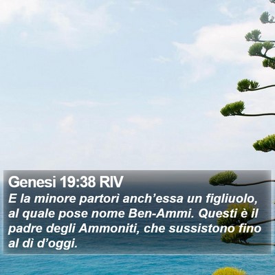 Genesi 19:38 RIV Bible Verse Image