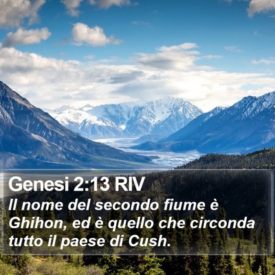 Genesi 2:13 RIV Bible Verse Image