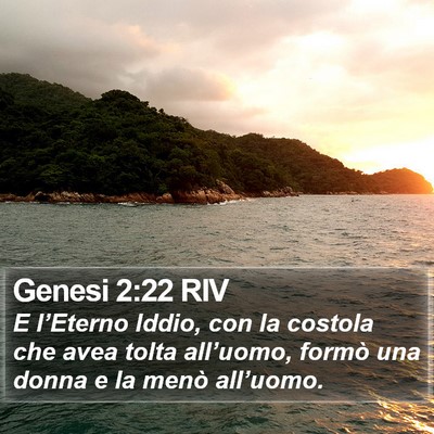 Genesi 2:22 RIV Bible Verse Image
