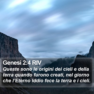 Genesi 2:4 RIV Bible Verse Image