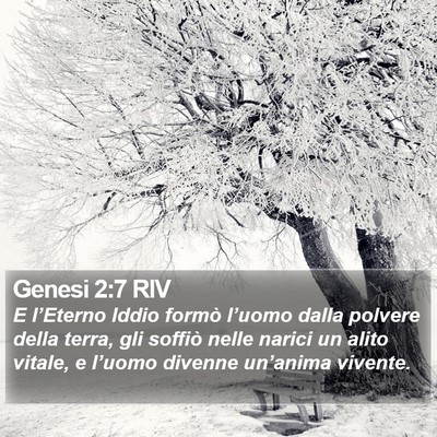 Genesi 2:7 RIV Bible Verse Image