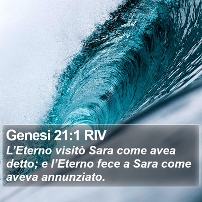 Genesi 21:1 RIV Bible Verse Image