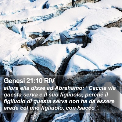 Genesi 21:10 RIV Bible Verse Image
