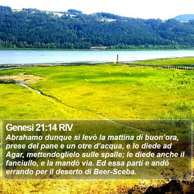 Genesi 21:14 RIV Bible Verse Image