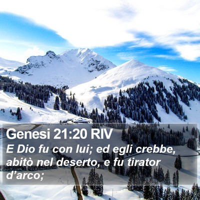 Genesi 21:20 RIV Bible Verse Image