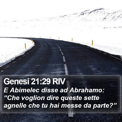 Genesi 21:29 RIV Bible Verse Image