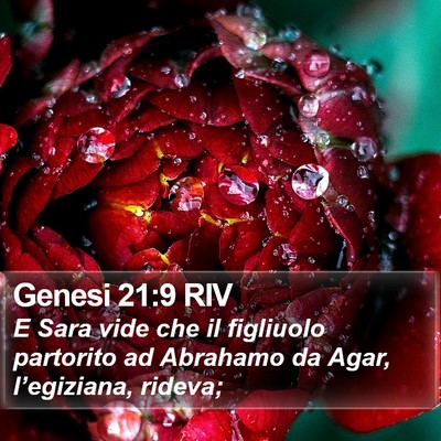 Genesi 21:9 RIV Bible Verse Image