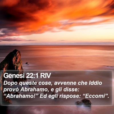 Genesi 22:1 RIV Bible Verse Image