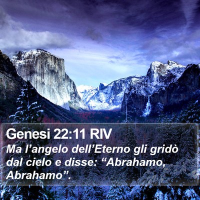Genesi 22:11 RIV Bible Verse Image