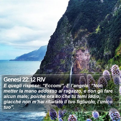 Genesi 22:12 RIV Bible Verse Image