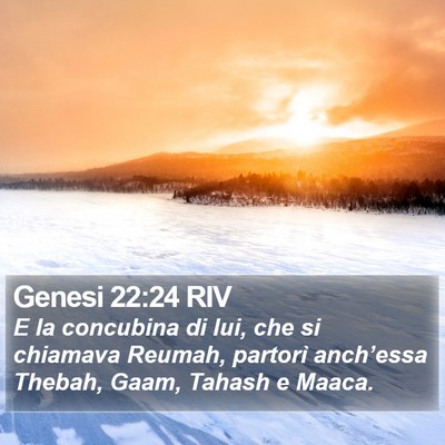 Genesi 22:24 RIV Bible Verse Image