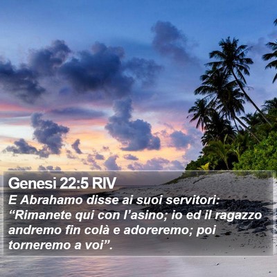 Genesi 22:5 RIV Bible Verse Image