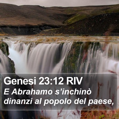 Genesi 23:12 RIV Bible Verse Image